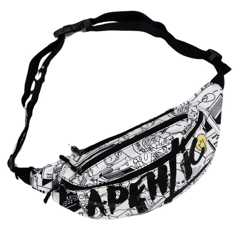 Sac banane streetwear blanc