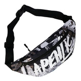 Sac banane streetwear noir