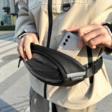 Sac banane homme tendance avec bulle transparente