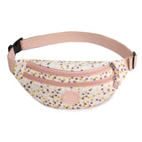 Sac banane tendance en tissu imprimé rose