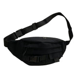 Sac banane tendance noir avec sangle