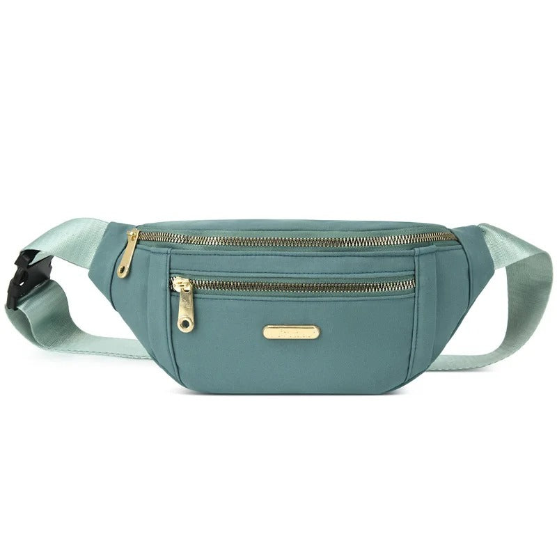 Sac banane femme chic vert