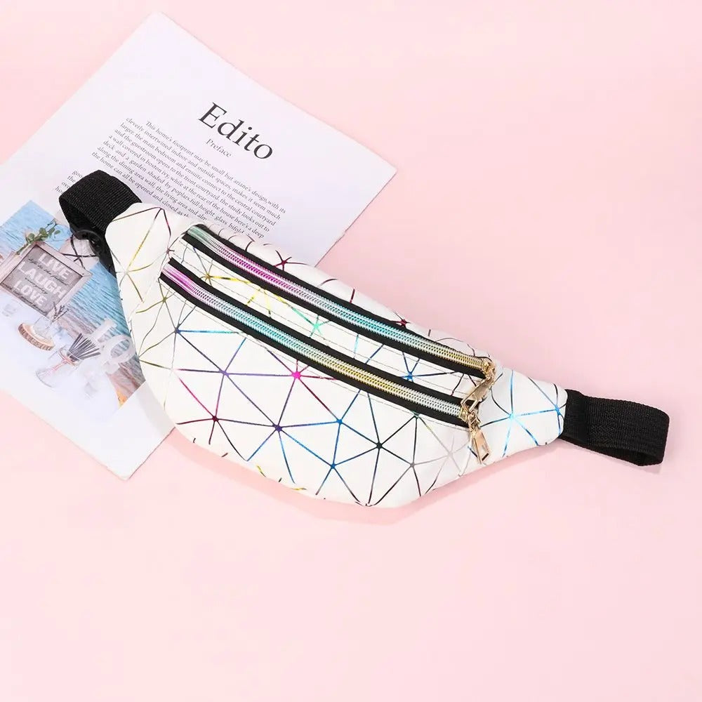 Sac banane femme tendance blanc