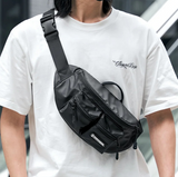 Sac banane homme tendance noir