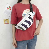 Sac banane sport blanc