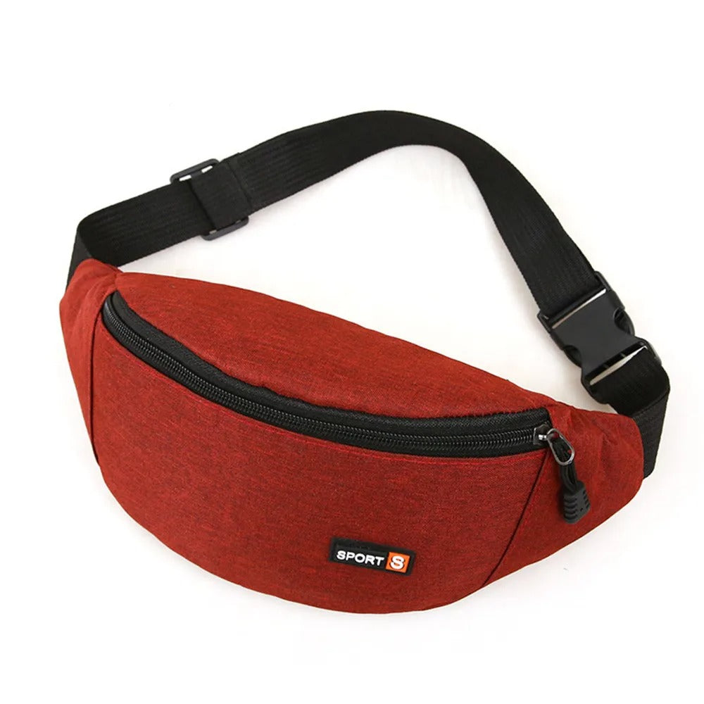 Sac banane sport rouge