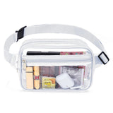 Sac banane transparent blanc