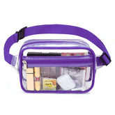 Sac banane transparent violet