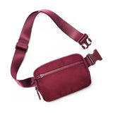 Sac ceinture bordeaux