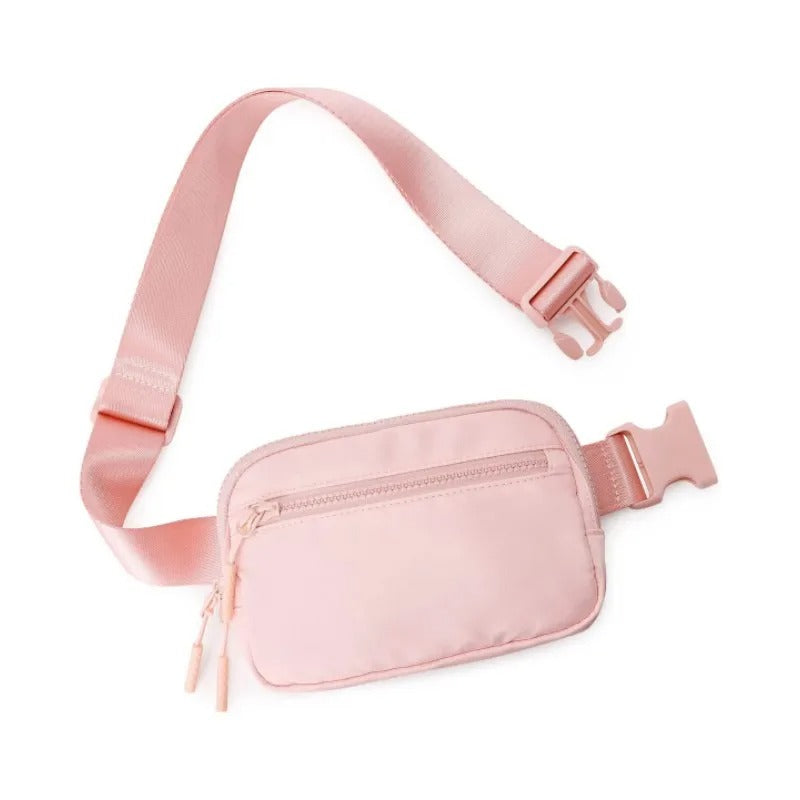 Sac ceinture rose