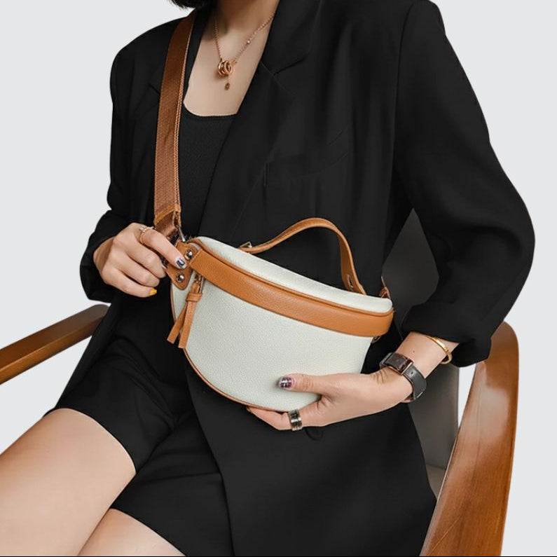 Sacoche Banane femme en cuir