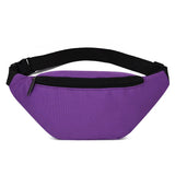 Sac banane tissu violet