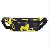 Sac banane sport Camouflage jaune