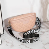 Sac banane femme cuir rose