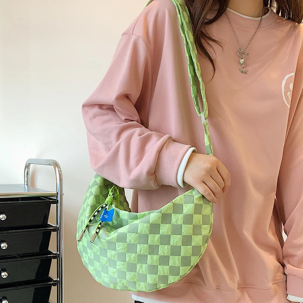 sac bandoulière banane vert