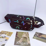 Sac banane tissu noir