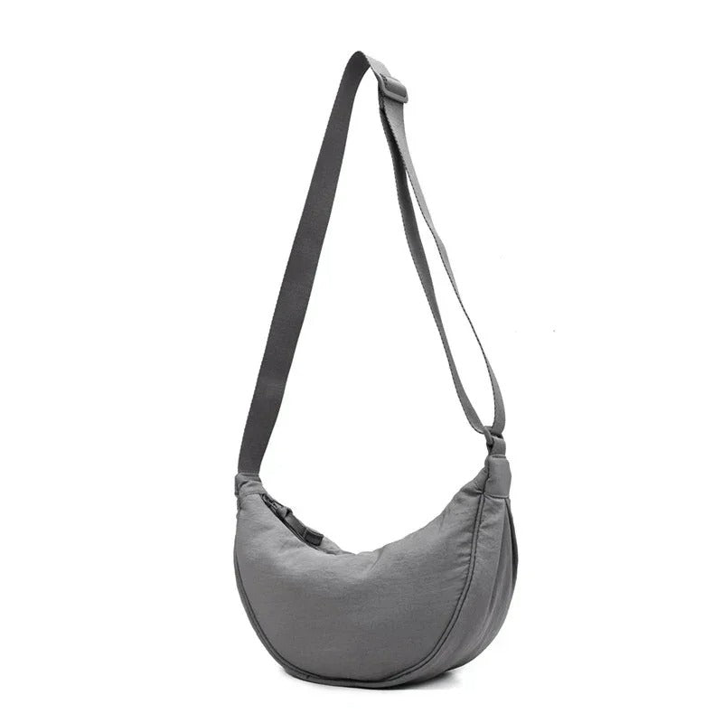 sac banane femme bandoulière gris