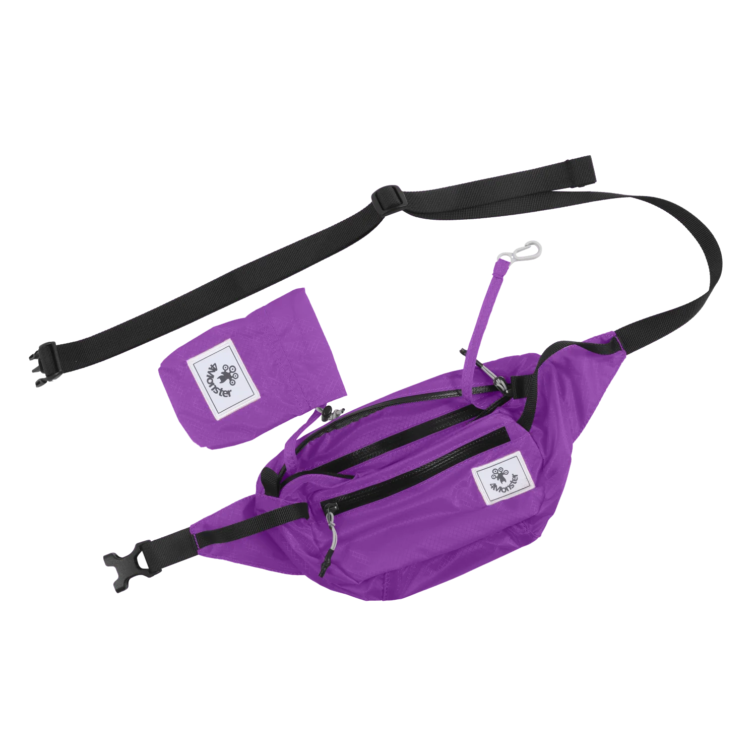 Sac banane imperméable violet