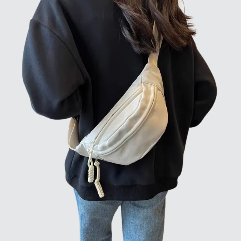 Sac banane kaki - Fanny Pack Taille Sacs De Mode Rivet Punk Femmes