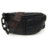 Banane sac cuir femme noire