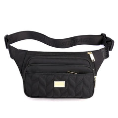 Sac banane tissu noir