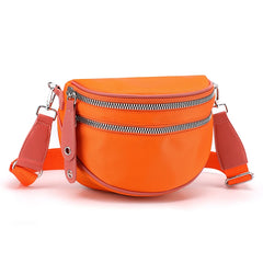 Sac banane bandoulière femme orange