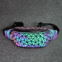 Sac banane brillant holographique