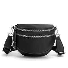 Sac banane bandoulière femme noir