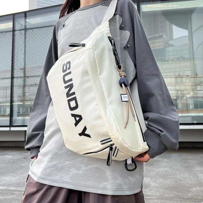 Sac banane XXL imperméable blanc