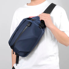 Sac banane tendance homme bleu