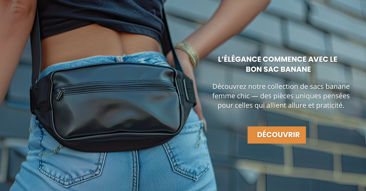 Sac banane femme chic 