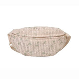 Sac banane fleuri Bohème blanc