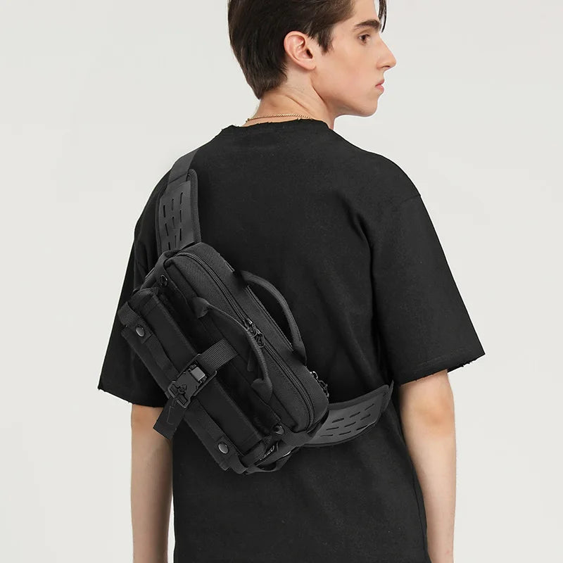 Sac banane noir homme