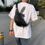 Sac banane noir classique et intemporel