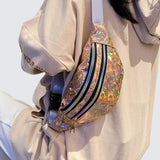 Sac banane pêche brillant