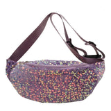 Sac banane paillette tendance violet