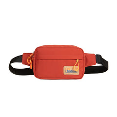 Sac banane sport rectangulaire orange