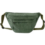 Sac banane velours côtelé XL vert