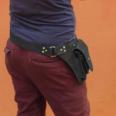 Ceinture sac cuir