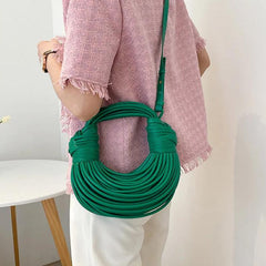 Sac à main banane femme vert