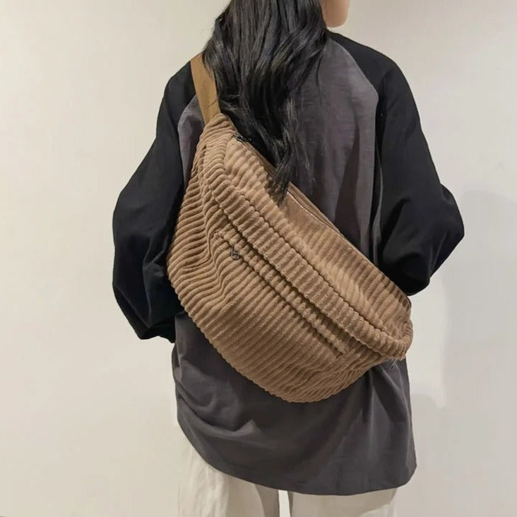 Sac banane XL camel