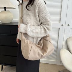 Sac banane bandoulière beige