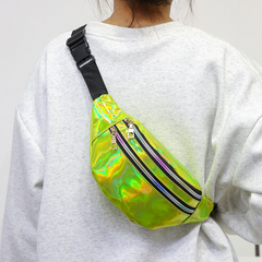 Sac banane brillant jaune