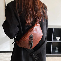 Sac banane cuir femme