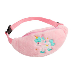 Sac banane fille rose licorne