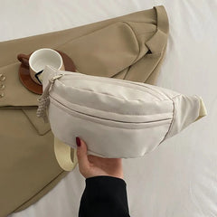 Sac banane blanc imperméable