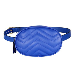 Sac ceinture bleu