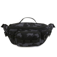  Sac banane randonnée noir camouflage