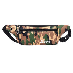 Sac banane sport Camouflage vert