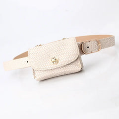 Sac ceinture beige